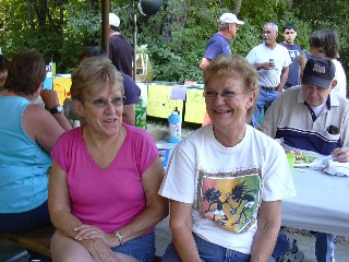 Helen Brown and Shirley Grissel